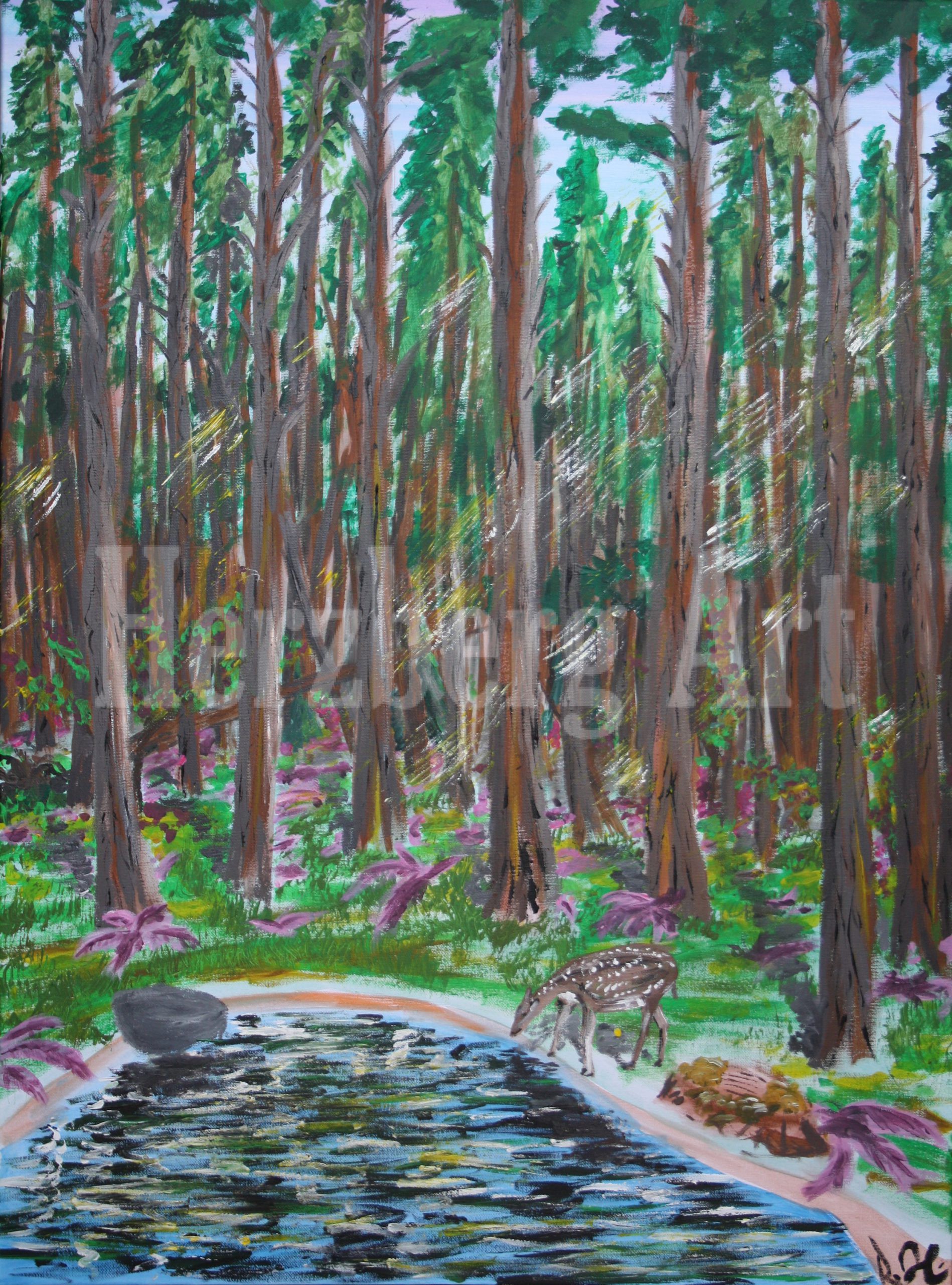 Bambi 80x60 cm