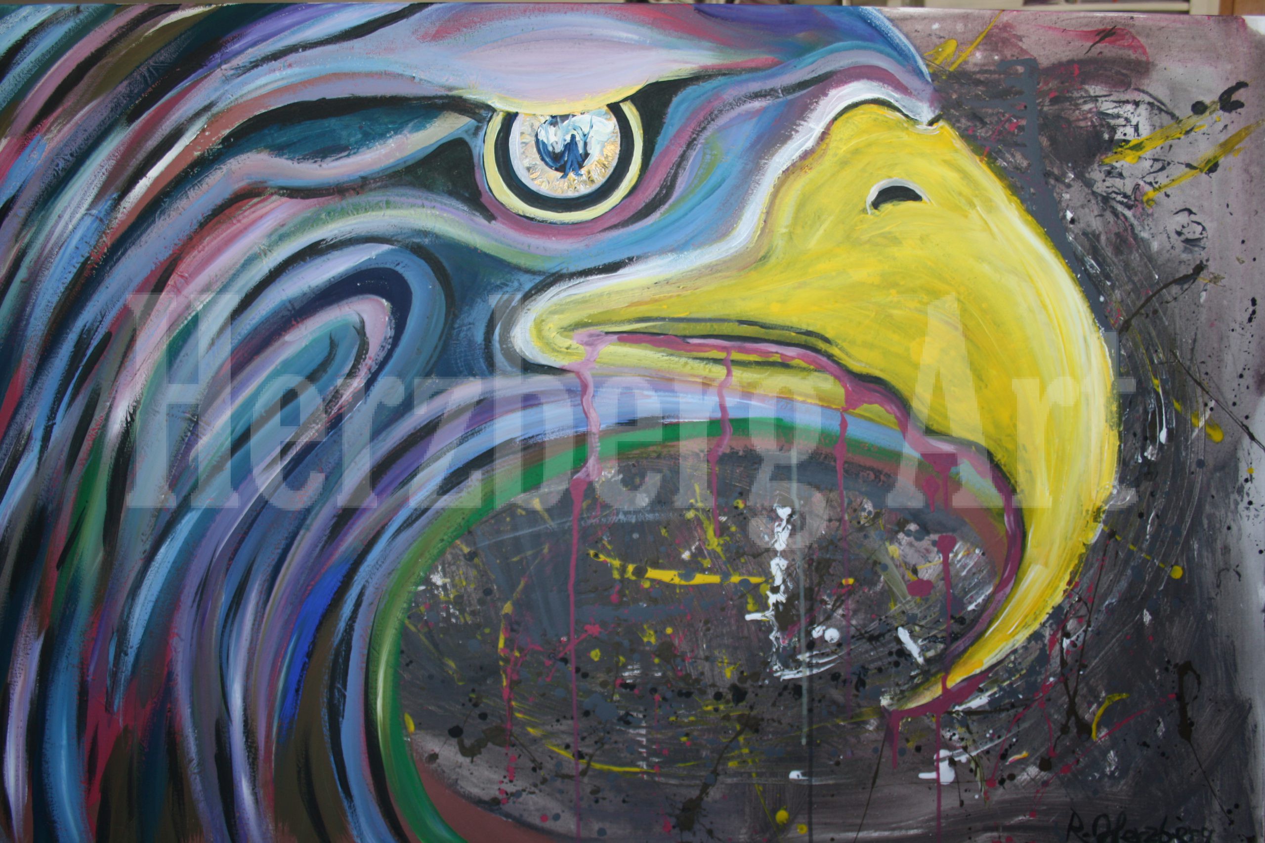 Der Adler in dir 75x115cm