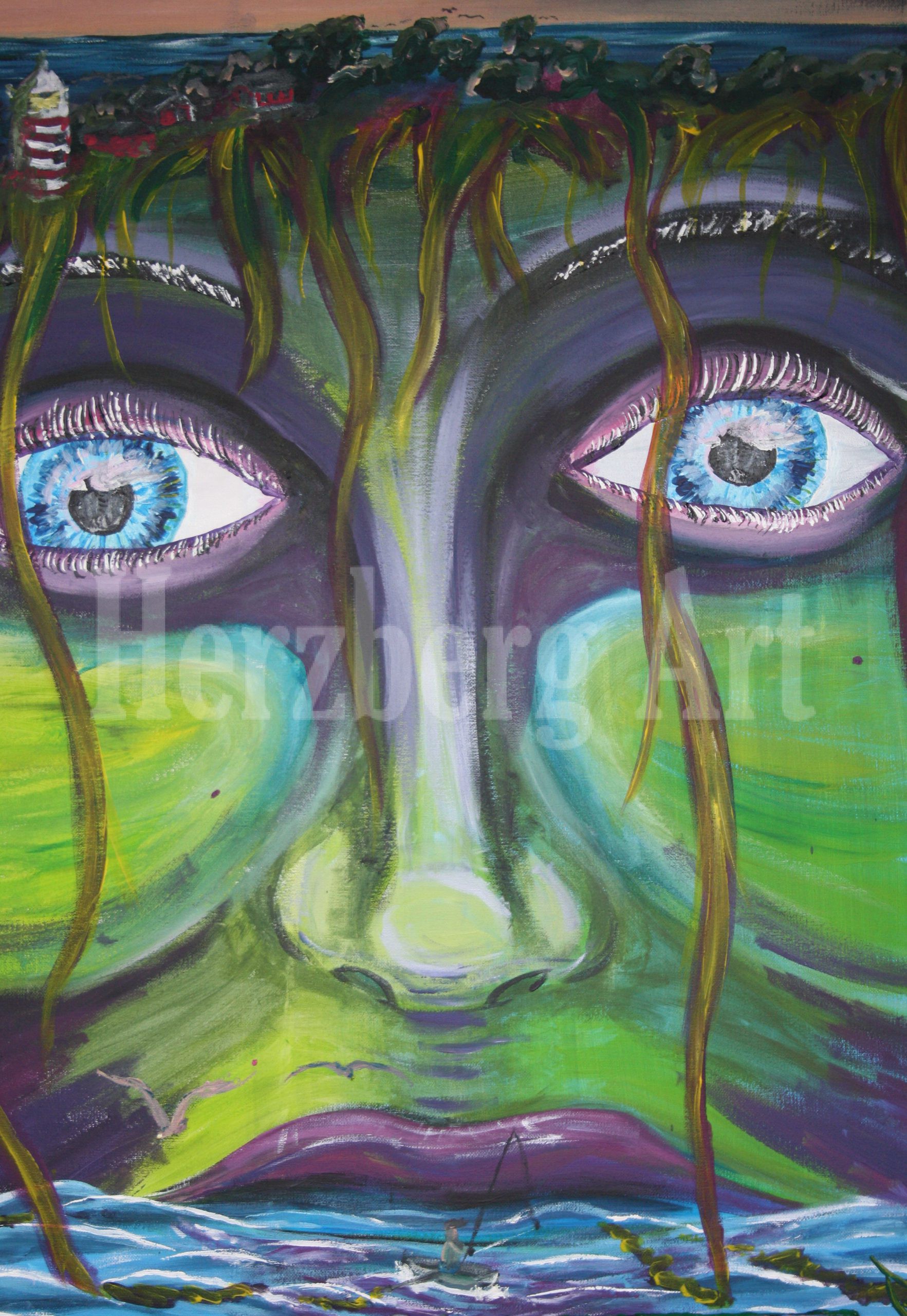 Der Horizont 80x 60 cm
