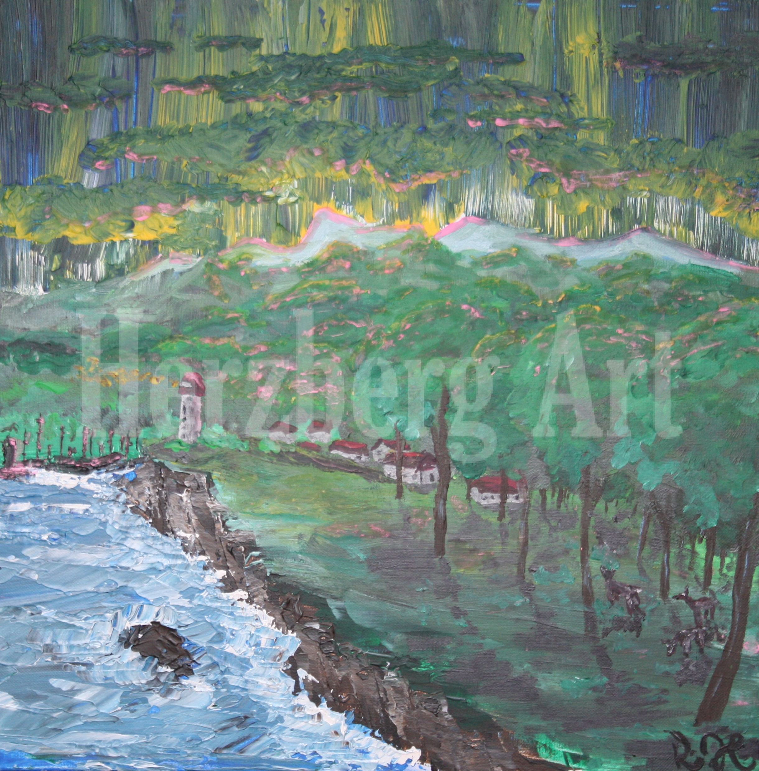 Die Küste 50x50 cm