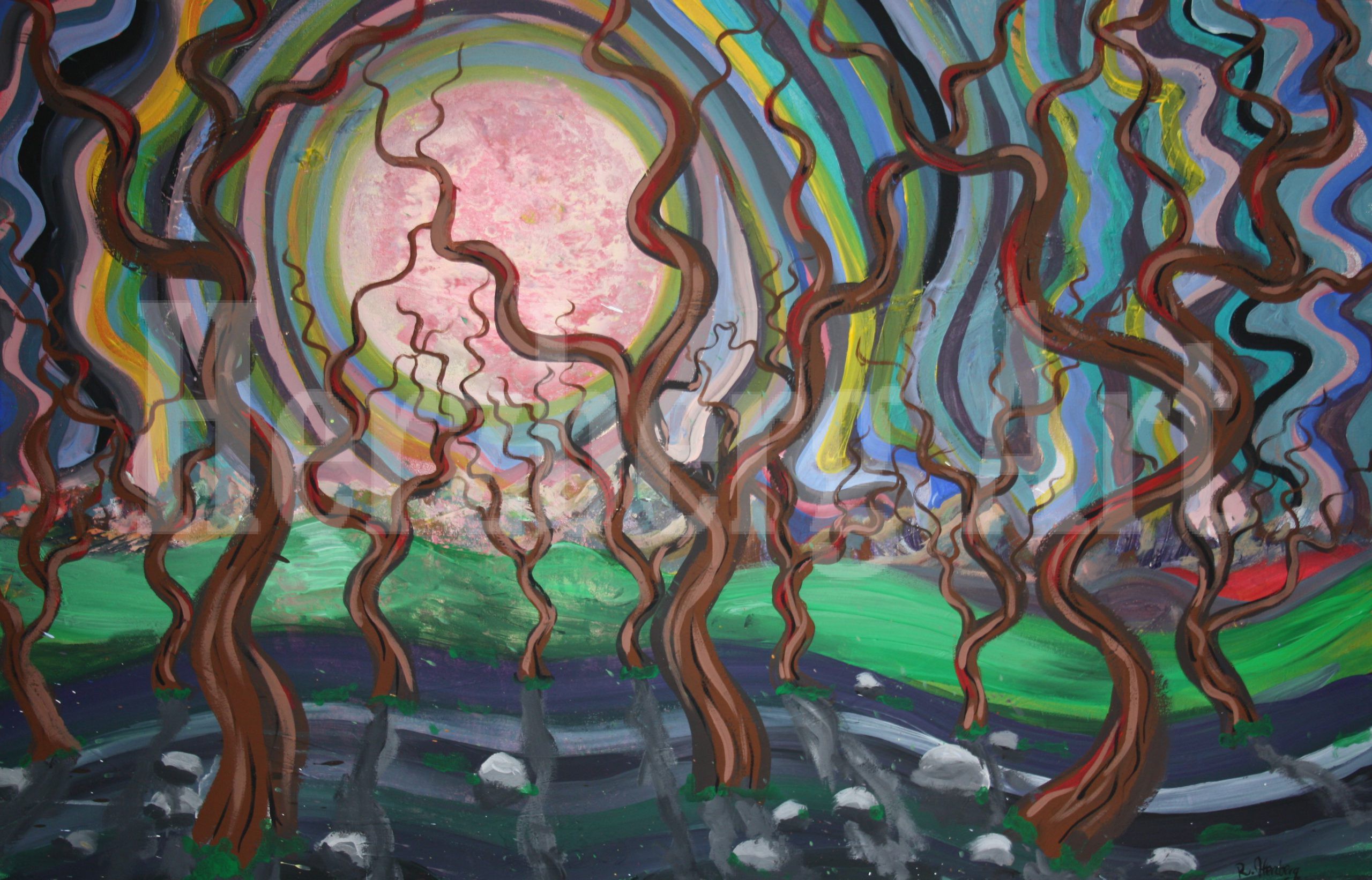 Die Natur der Zukunft 75x115 cm