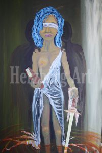 Justitia 115x 75 cm
