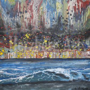 Lichtspiel des Meeres 50x50 cm
