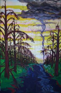 Sommerregen 115x 75 cm