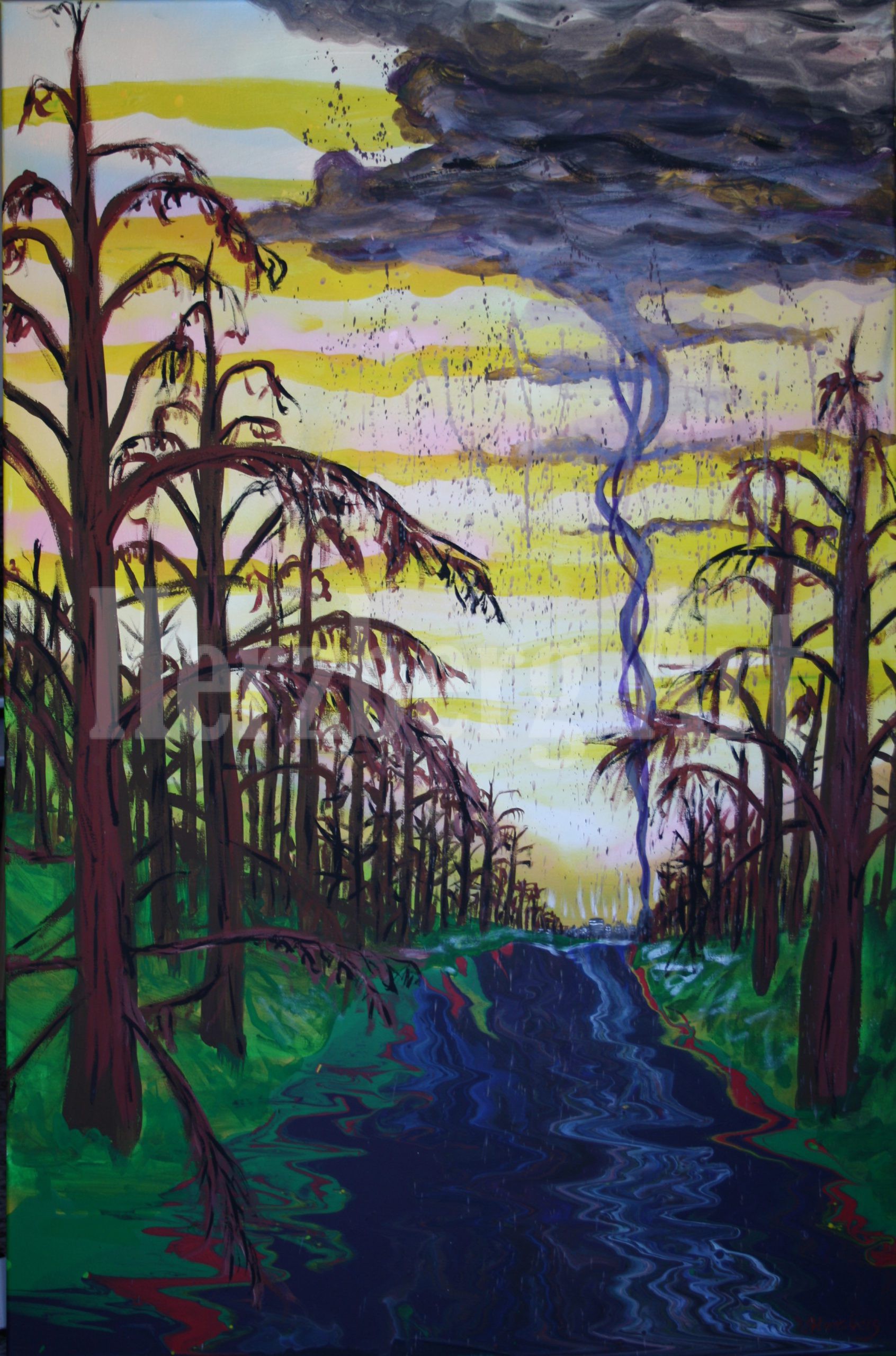 Sommerregen 115x 75 cm