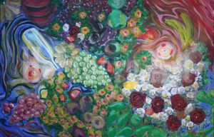 Wasser zu Wein 75x 115cm