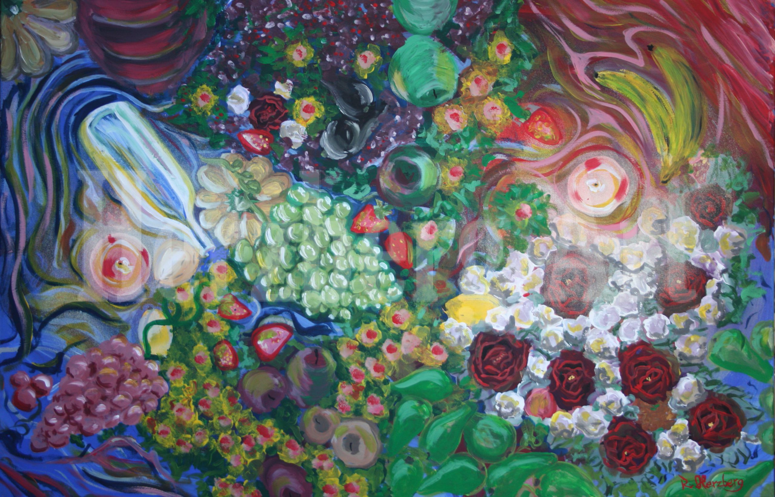 Wasser zu Wein 75x 115cm