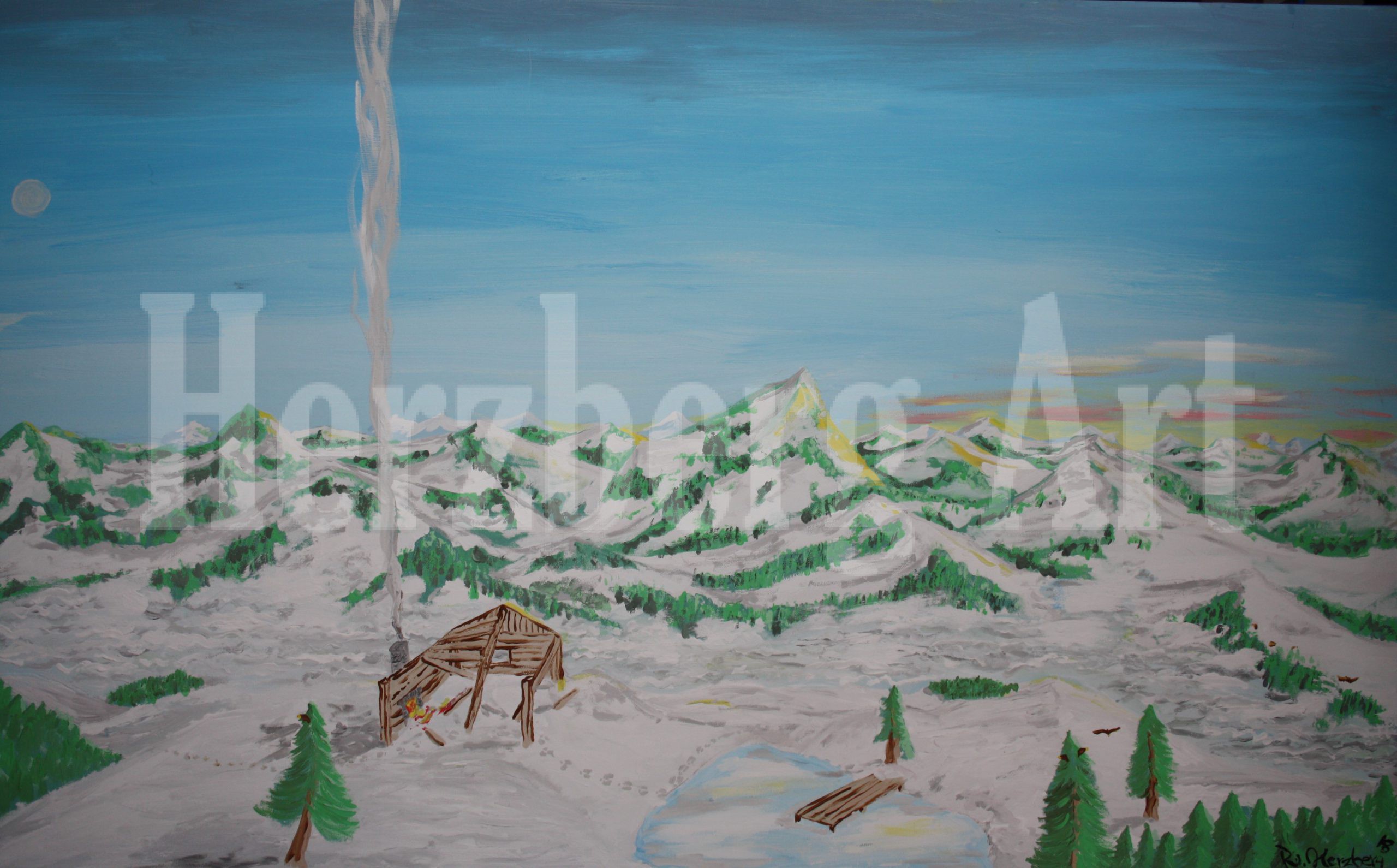 Wer hat den KAmin angelassen 70x 120 cm