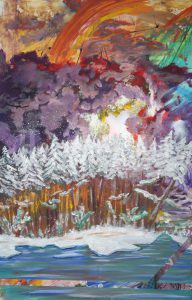 Wintertraum 115x75 cm