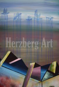 ZUgvögel 115x 75 cm