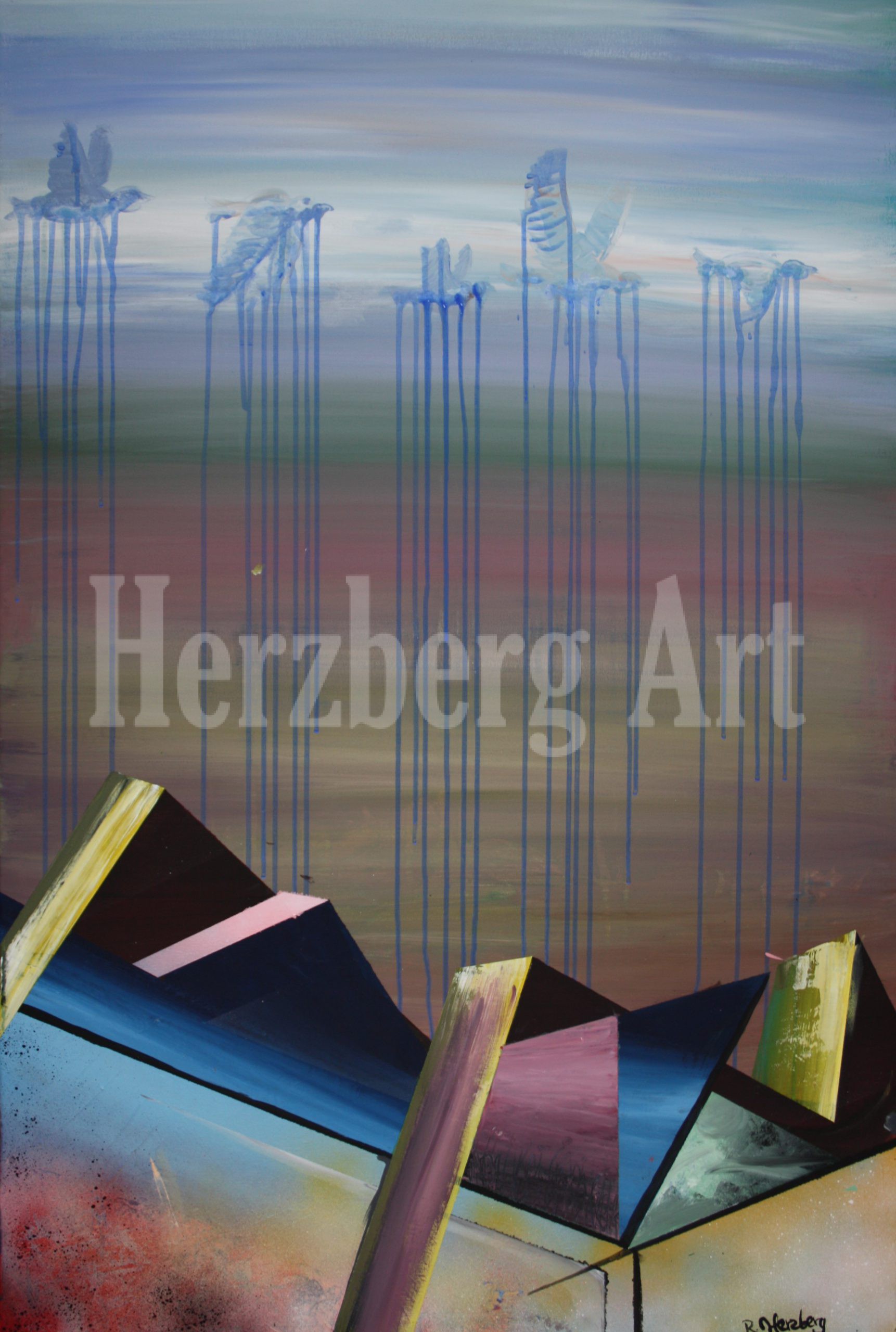 ZUgvögel 115x 75 cm