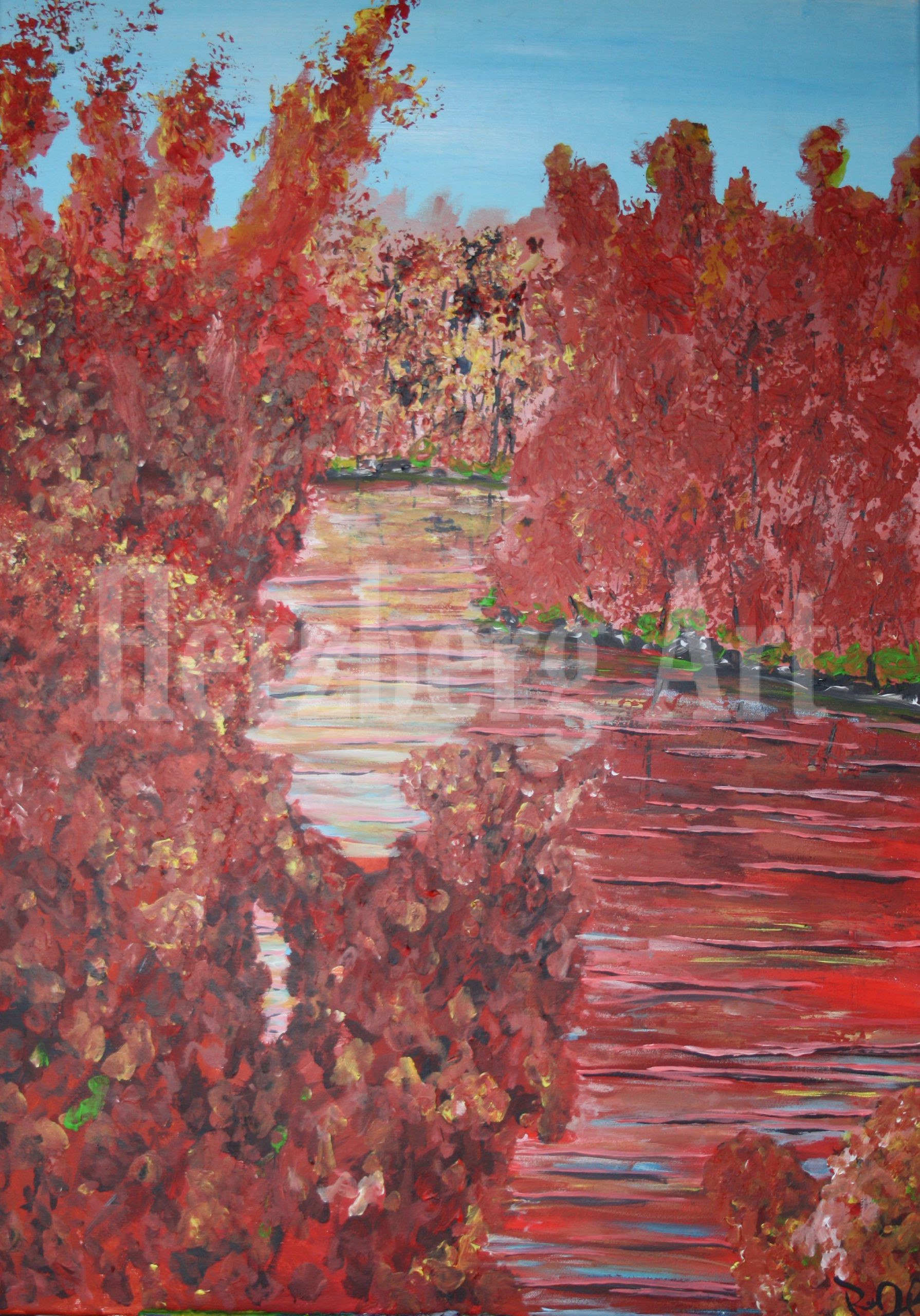 der Herbst 100x 70 cm