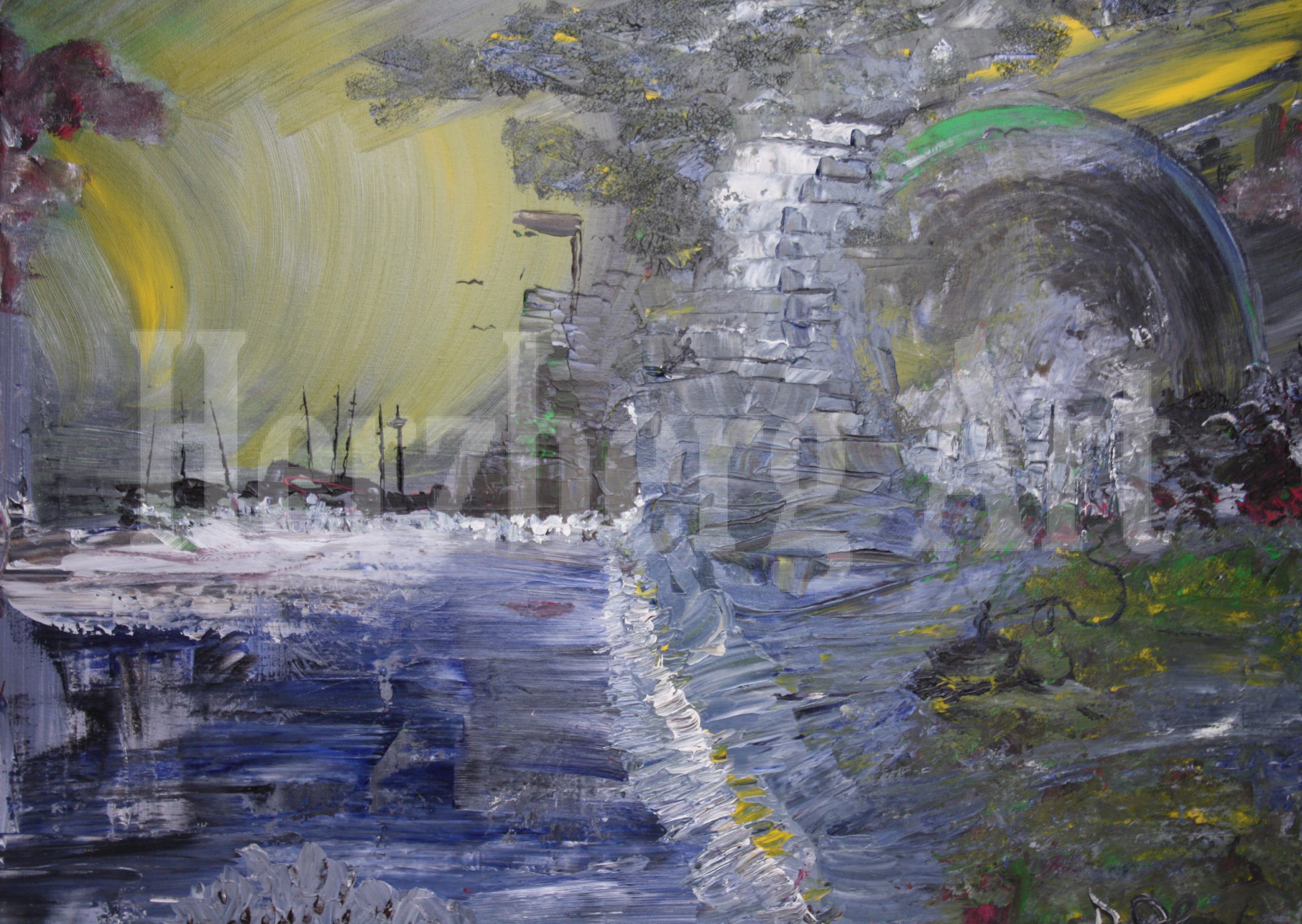 ein sicherer HAfen 60x80 cm